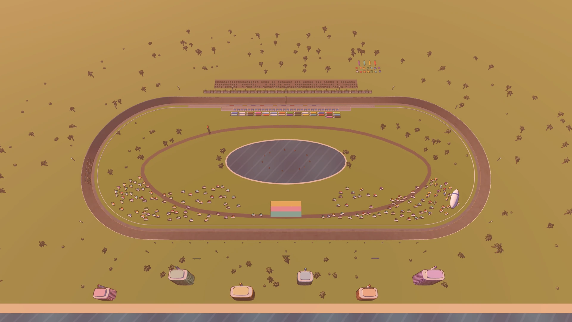 Turning Left: Palm Coast, full circuit from a TV-blimp aerial angle